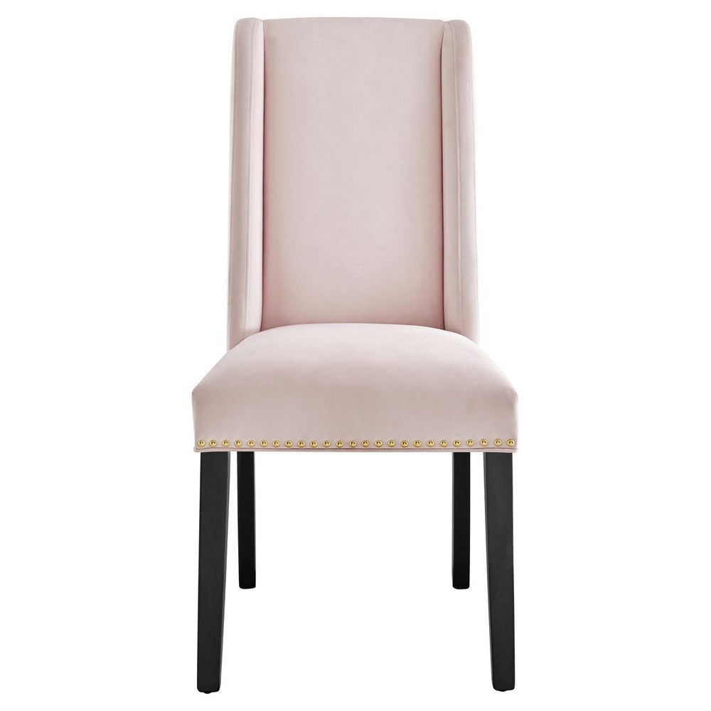 Modway Baron Performance Velvet Set of 2 Dining Chair Pink MDY-EEI-5012-PNK