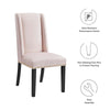 Baron Performance Velvet Dining Chairs - Set of 2 - No Shipping Charges