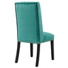 Modway Baron Performance Velvet Set of 2 Dining Chair Teal MDY-EEI-5012-TEA