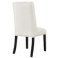 Modway Baron Performance Velvet Set of 2 Dining Chair White MDY-EEI-5012-WHI