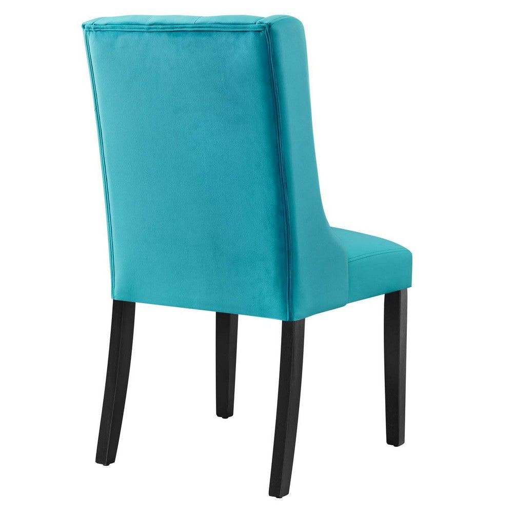 Modway Baronet Performance Velvet Set of 2 Dining Chair Blue MDY-EEI-5013-BLU