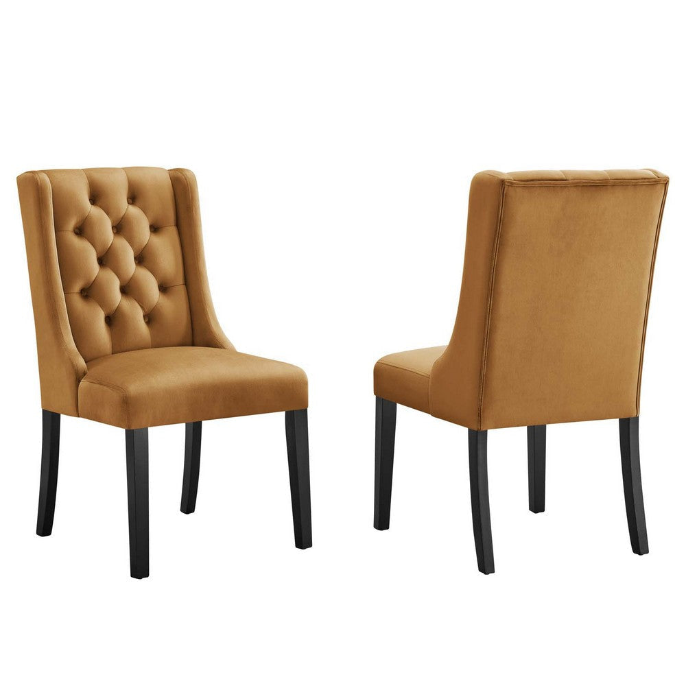 Baronet Performance Velvet Dining Chairs - Set of 2 - No Shipping Charges