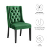 Modway Baronet Performance Velvet Set of 2 Dining Chair Emerald MDY-EEI-5013-EME