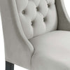Baronet Performance Velvet Dining Chairs - Set of 2 - No Shipping Charges MDY-EEI-5013-BLK
