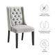 Baronet Performance Velvet Dining Chairs - Set of 2 - No Shipping Charges MDY-EEI-5013-BLK