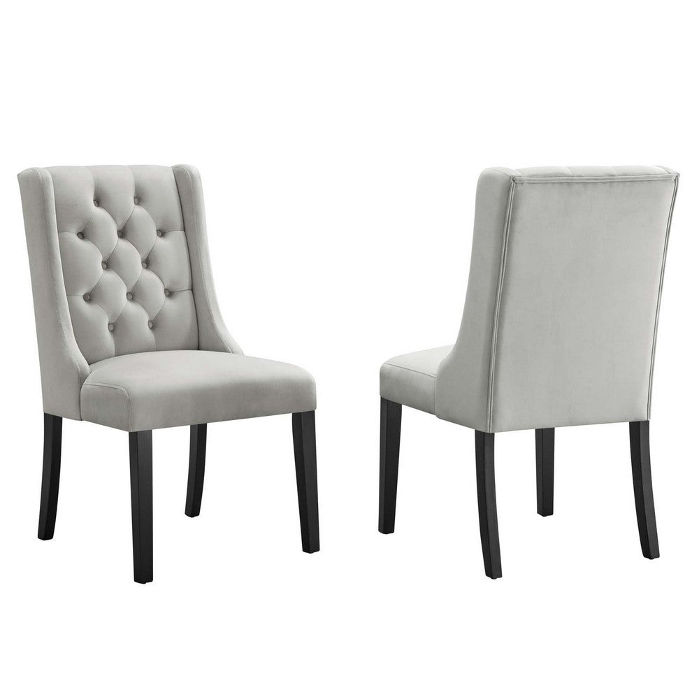 Baronet Performance Velvet Dining Chairs - Set of 2  - No Shipping Charges