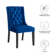 Baronet Performance Velvet Dining Chairs - Set of 2 - No Shipping Charges MDY-EEI-5013-BLK