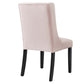 Modway Baronet Performance Velvet Set of 2 Dining Chair Pink MDY-EEI-5013-PNK