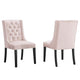 Baronet Performance Velvet Dining Chairs - Set of 2 - No Shipping Charges MDY-EEI-5013-BLK