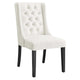 Baronet Performance Velvet Dining Chairs Set of 2 by Modway| White