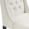 Modway Baronet Performance Velvet Set of 2 Dining Chair White MDY-EEI-5013-WHI