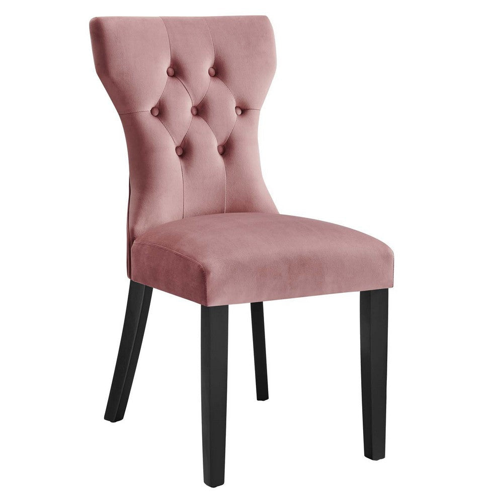 Modway Silhouette Dinning Chair Dusty Rose MDY-EEI-5014-DUS