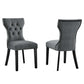 Silhouette Performance Velvet Dining Chairs - Set of 2 - No Shipping Charges