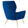 Renata Button Tufted Performance Velvet Armchair  - No Shipping Charges