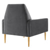 Liliana Performance Velvet Armchair  - No Shipping Charges