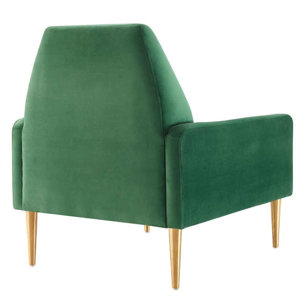 Modway Performance Velvet Emerald Armchair MDY-EEI-5021-EME