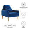 Modway Performance Velvet Navy Armchair MDY-EEI-5021-NAV