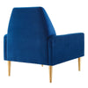 Liliana Performance Velvet Armchair  - No Shipping Charges