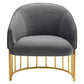 Legacy Performance Velvet Armchair  - No Shipping Charges