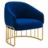 Legacy Performance Velvet Armchair  - No Shipping Charges