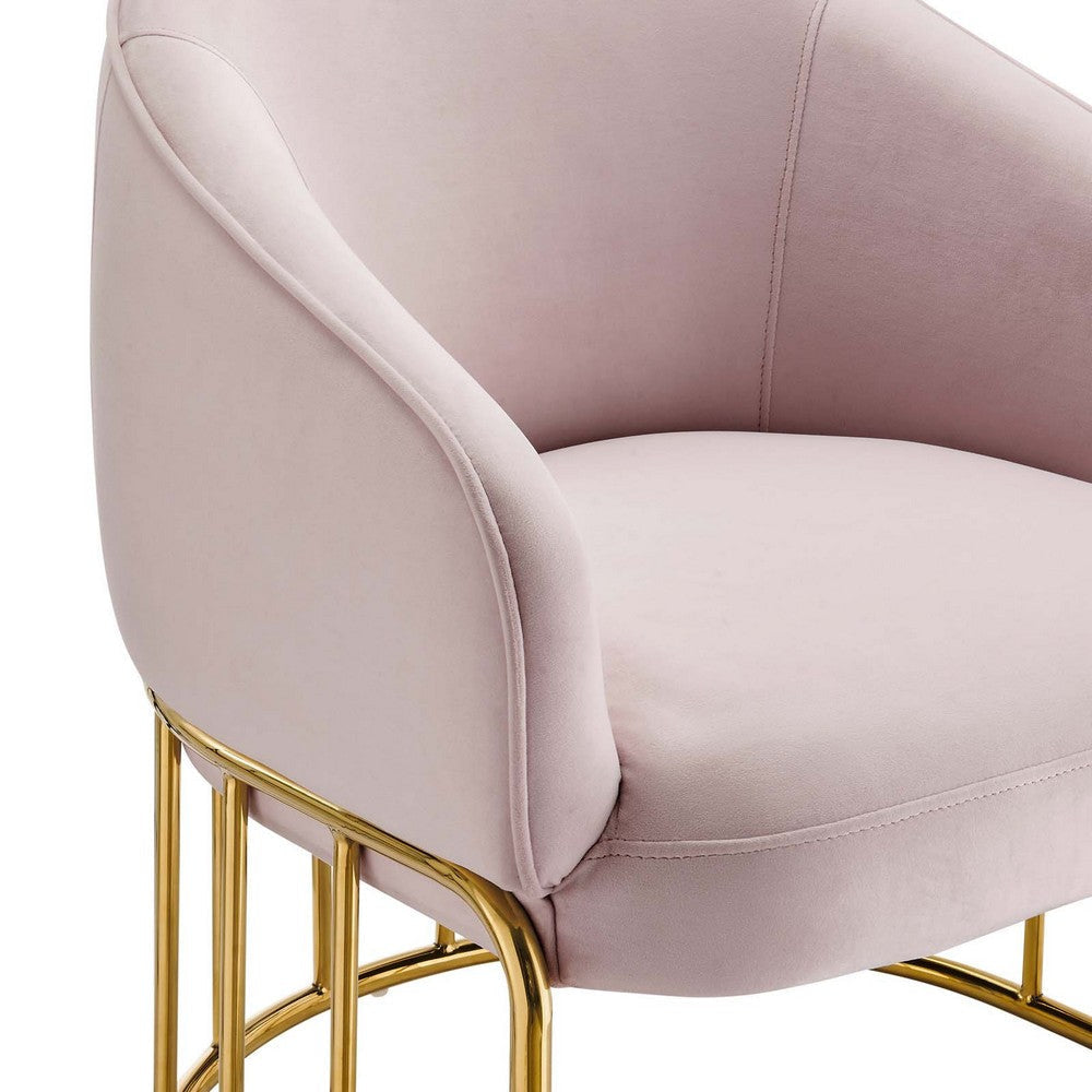 Legacy Performance Velvet Armchair  - No Shipping Charges