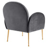 Transcend Performance Velvet Armchair  - No Shipping Charges