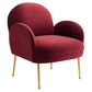 Transcend Performance Velvet Armchair - No Shipping Charges