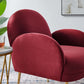 Transcend Performance Velvet Armchair - No Shipping Charges