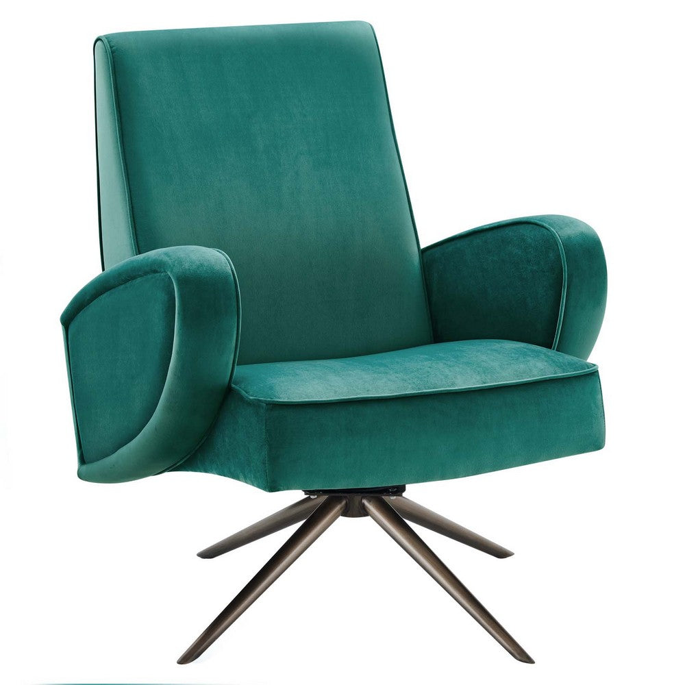 Superior Performance Velvet Swivel Chair  - No Shipping Charges
