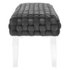 Prologue Woven Performance Velvet Ottoman - No Shipping Charges MDY-EEI-5037-DUS