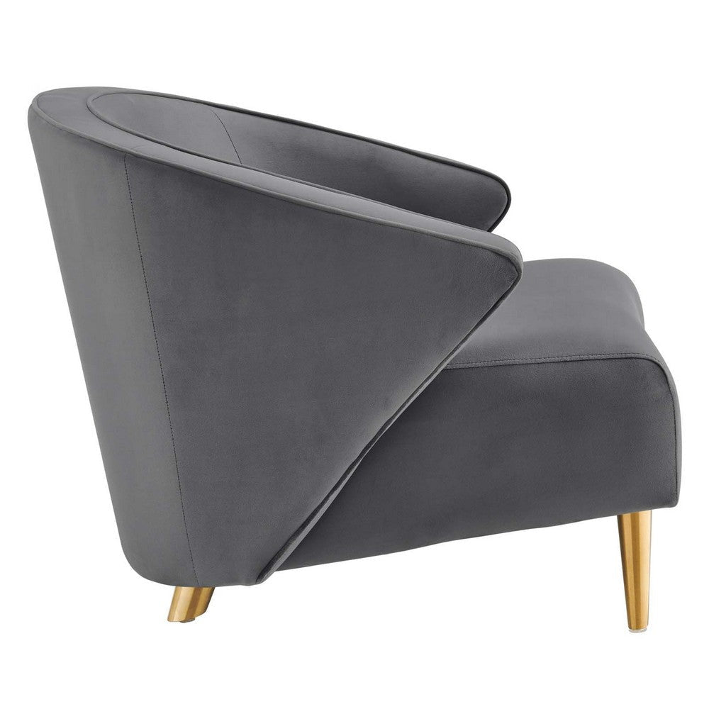 Odyssey Performance Velvet Armchair  - No Shipping Charges