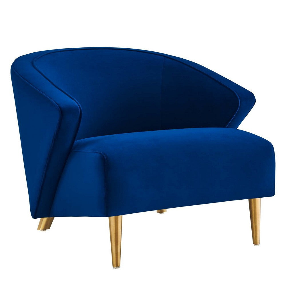 Odyssey Performance Velvet Armchair  - No Shipping Charges