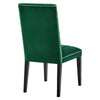 Catalyst Performance Velvet Dining Side Chairs - Set of 2 - No Shipping Charges MDY-EEI-5081-GRN