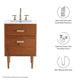Modway EEI-5082-NAT Cassia 24’’ Teak Wood Bathroom Vanity Cabinet (Sink Basin Not Included) Natural MDY-EEI-5082-NAT