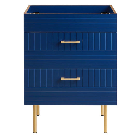 Daybreak 24" Bathroom Vanity Cabinet (Sink Basin Not Included) by Modway| Blue