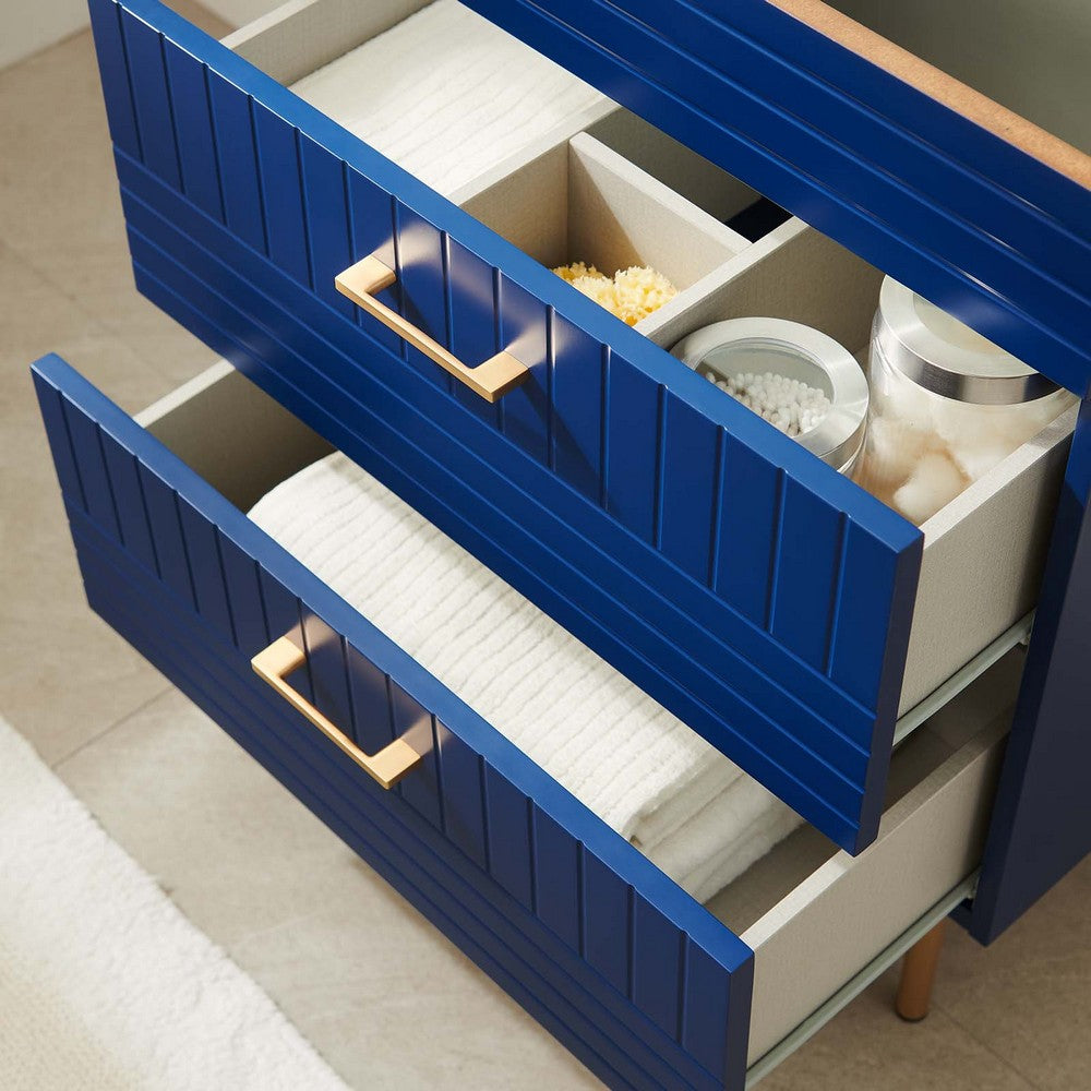 Daybreak 24" Bathroom Vanity Cabinet (Sink Basin Not Included) by Modway| Blue