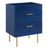 Daybreak 24" Bathroom Vanity Cabinet (Sink Basin Not Included) by Modway| Blue