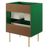 Daybreak 24" Bathroom Vanity Cabinet (Sink Basin Not Included) by Modway| Green