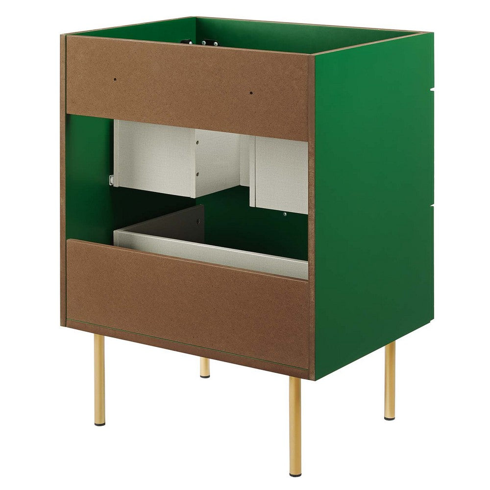 Daybreak 24" Bathroom Vanity Cabinet (Sink Basin Not Included) by Modway| Green