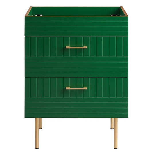 Daybreak 24" Bathroom Vanity Cabinet (Sink Basin Not Included) by Modway| Green