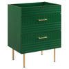 Daybreak 24" Bathroom Vanity Cabinet (Sink Basin Not Included) by Modway| Green