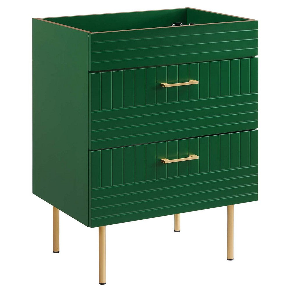 Daybreak 24" Bathroom Vanity Cabinet (Sink Basin Not Included) by Modway| Green