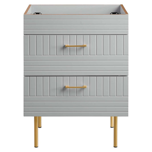 Daybreak 24" Bathroom Vanity Cabinet (Sink Basin Not Included) by Modway| Gray