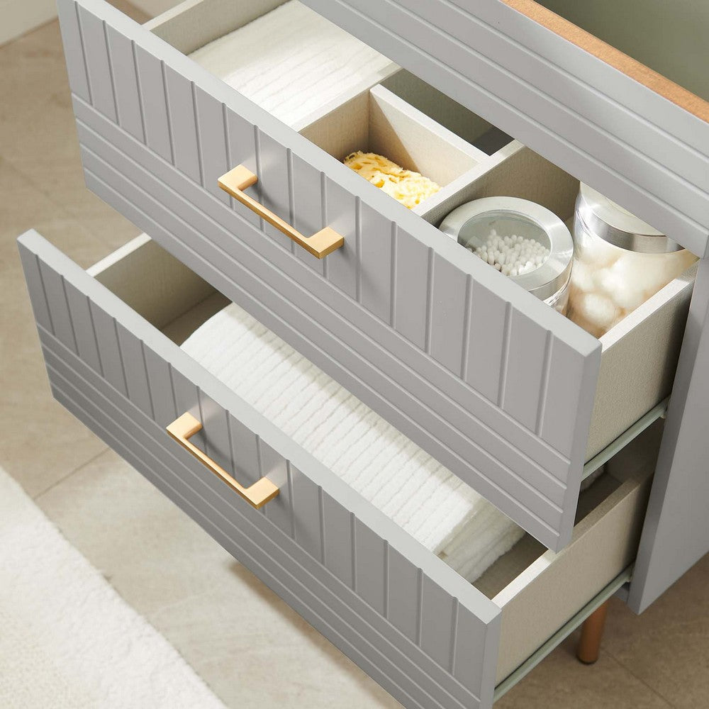 Daybreak 24" Bathroom Vanity Cabinet (Sink Basin Not Included) by Modway| Gray