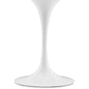 Modway Lippa Dining Table 28’’ White Natural MDY-EEI-5164-WHI-NAT