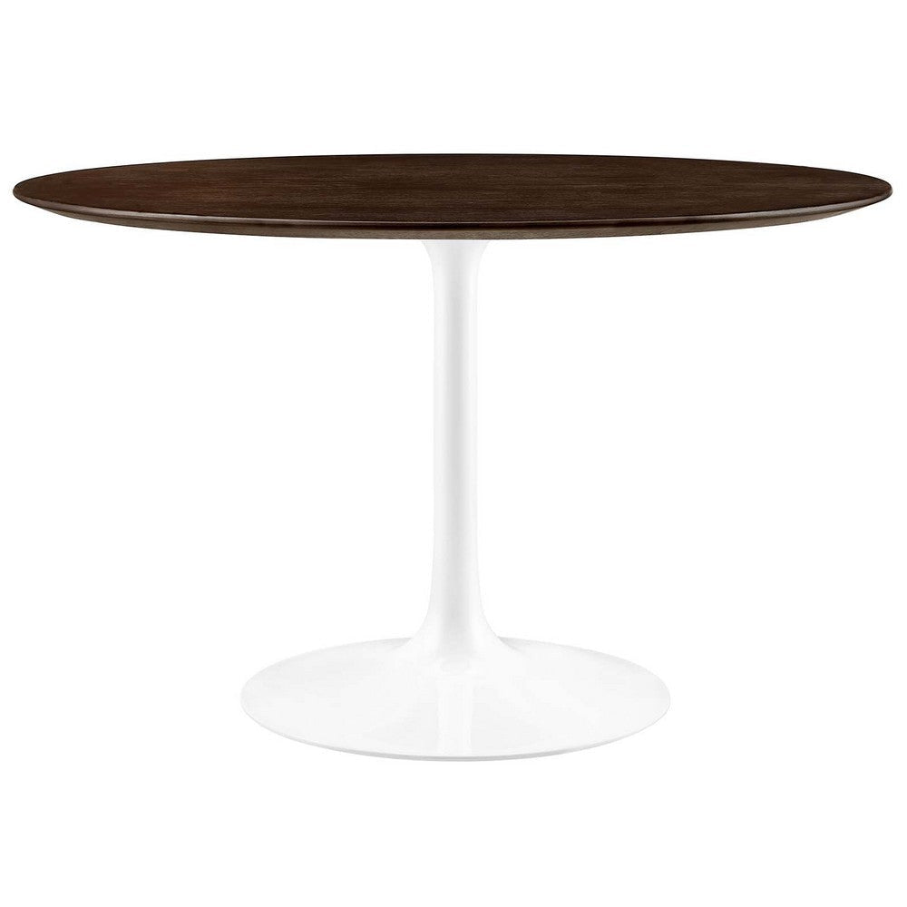 Lippa 48" Round Wood Grain Dining Table