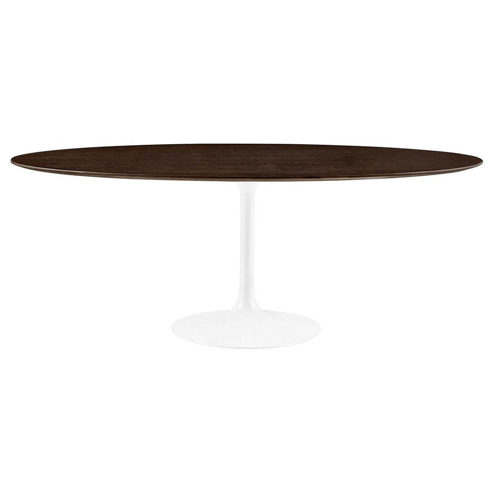 Lippa 78" Oval Wood Grain Dining Table