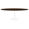 Lippa 78" Oval Wood Grain Dining Table