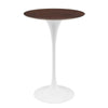 Modway Lippa Round 28" Wood Grain Mid-Century Modern Bar Table in [Color]