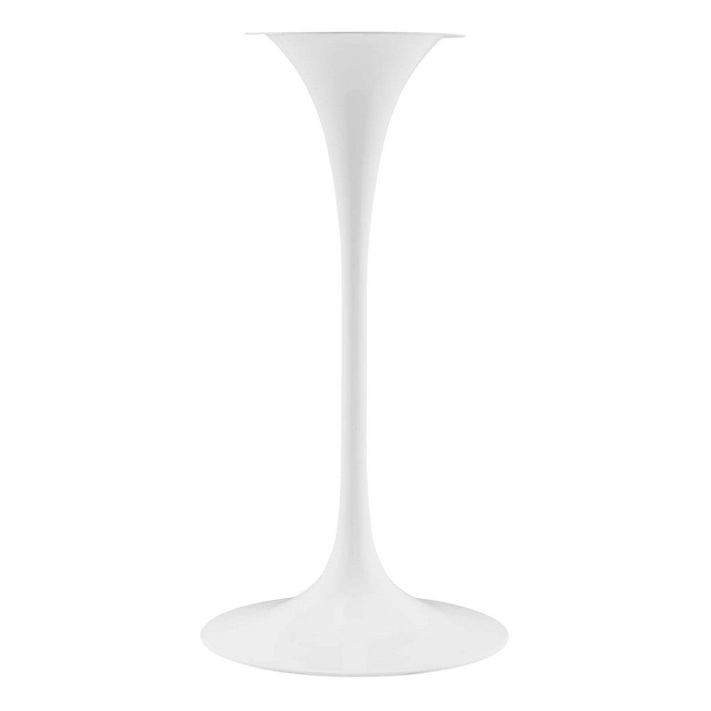 Modway Lippa Bar Table 28 Inch White Cherry Walnut MDY-EEI-5201-WHI-CHE